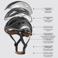 Casque de vélo intégré aérodynamique léger WEST BIKING, respirant, multicolores, pour VTT, vélo de route, moto, unisexe