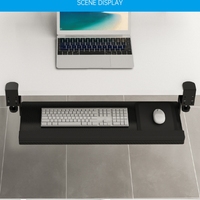 Support de clavier d'ordinateur Pc support de clavier support de plateau sous le bureau Design ergonomique plateau de clavier coulissant pour ordinateur
