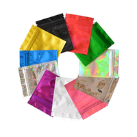 Faible MOQ, sachet plat imprimé en gravure de qualité alimentaire pour sachet de thé à 3 soudures latérales, résistant à l'humidité, sachet sous vide en PE, petit échantillon