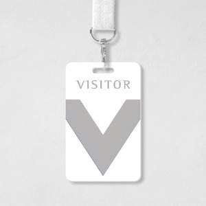 Kích thước tiêu chuẩn không có chip PVC kinh doanh thẻ truy cập cho phép quản lý du khách - Product Image 3