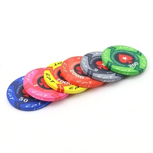 Jetons <span class=keywords><strong>de</strong></span> <span class=keywords><strong>poker</strong></span> en céramique EPT <span class=keywords><strong>de</strong></span> 10 grammes et 39 millimètres, avec logos/couleurs personnalisés, faible quantité minimale <span class=keywords><strong>de</strong></span> commande, livraison directe <span class=keywords><strong>de</strong></span> l'usine - Product Image 3