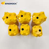 Forets coniques en carbure forgé Sinorock 32mm 34mm 36mm 38mm pour applications minières, forage de roche et concassage, haute qualité