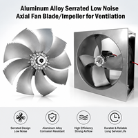 Hocheffizienter Geräuscharmer Axiallüfter-Ventilatorflügel für HVAC-Systeme und Klimaanlagen-Kondensatoren