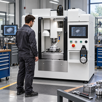 VMC-215 Petite fraiseuse CNC domestique légère, mini centre d'usinage vertical à trois axes de bureau, multifonctionnel