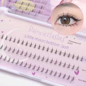 Nouvelle bande de cils inférieurs individuels à la mode Super doux et flexible bande transparente <span class=keywords><strong>Manga</strong></span> cils inférieurs - Product Image 4