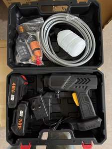Tragbare 21V Lithium Cordless Wireless Auto waschanlage Hochdruck-Wasserstrahl-Schaum pistole aus strap azier fähigem Messing - Product Image 3