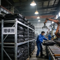 Coke métallurgique naturel premium à fusion rapide, à taux d'absorption élevé, à haute teneur en carbone fixe (88%), pour fonderie de fonte ductile, granulométrie 25-80mm