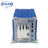 Venta de OEM Núcleo industrial sin ventilador I5 I7 7th Gen PC 9 36V Entrada amplia 6 COM PCIE Ranuras PCI Automatización Computadora médica integrada