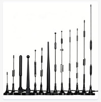 Antenne magnétique 4G LTE à gain élevé 9dBi 700-2700MHz SMA Mâle Omni Externe avec câble RG174 de 3m pour Routeur Passerelle IoT Industrielle