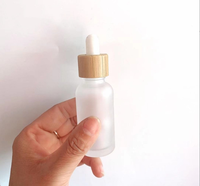Minyak esensial rambut bambu mewah, botol Serum wajah, tetes kaca, minyak esensial rambut bambu mewah, 15ml 20ml 30ml 50ml 60ml 100ml