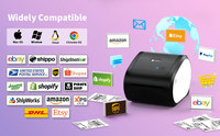 Impresora térmica de etiquetas Phomemo D520BT, impresora de etiquetas de envío de escritorio, Android iOS, Windows, fabricante de impresión de pegatinas portátil inalámbrico