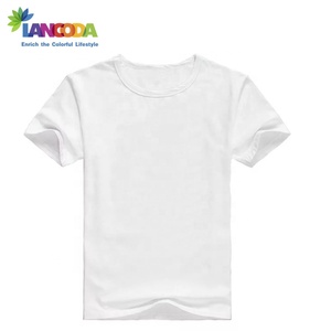 Men's Plus Size White Polyester T-Shirts Cotton Feel Sublimation for Adults for Promotional Use