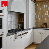 Armoire à épices dissimulée Allandcabinet, design personnalisé en laque blanche, concepts de conception de cuisine, aménagement sur mesure pour toute la maison
