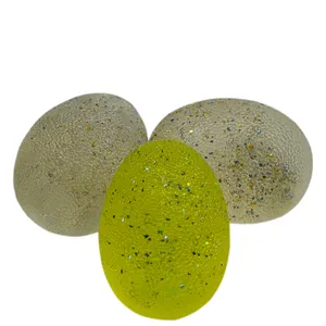 Colorato morbido TPR palla da massaggio a forma di uovo Tpr Gel Stress Ball