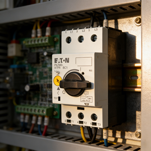 Interruttore di protezione motore Eaton PKZM0-6,3, certificazione UL/CE, 2,2 KW, 4-6,3 A, terminali a vite, per circuiti di macchine utensili - Product Image 2