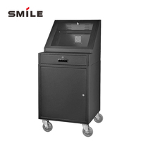 Armoires verticales métalliques personnalisées CHNSMILE OEM pour ordinateurs, étanches IP54, anti-poussière, mobiles, pour équipements de poste de travail, conformes ISO