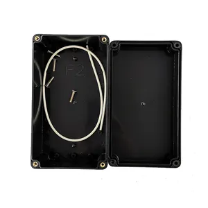 158x90x60mm Black Plastic waterproof electrical box for desktop