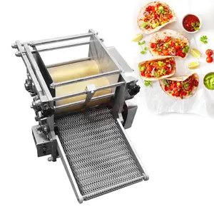 Máquina de tortilha elétrica de imprensa, chapati, máquina de tortilha, envoltório de imprensa plana