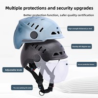 Casque demi-coque ultra-léger en PC pour trottinette électrique, design évidé, ventilation, unisexe, été, réglable, transparent