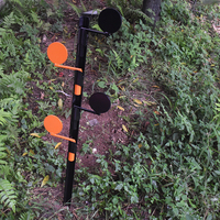 Support de tir portable en acier AR500 de haute qualité et durable pour tir en plein air, arbre de duel pour carabine à air comprimé