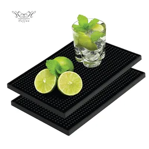 Pvc Bar Bier Mat Rubber Bar Spill Mat Aangepaste Gepersonaliseerde Logo Tafel Decoratieve Rubber Bar Mat 60*30Cm