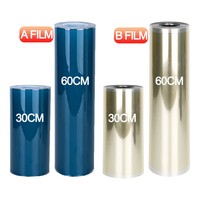 Film PET AB transparent de haute qualité pour impression UV, film de transfert thermique, film cristal pour imprimante DTF, fourni par l'usine