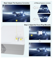 Projecteur sans fil Everycom YG625 professionnel 1080p Native Hd Wifi petit projecteur LED Smart Home Cinema vidéo film 4k