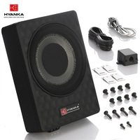 Subwoofer actif sous siège HYANKA SODA-08ASW 8 pouces, subwoofer amplifié personnalisé 100W AL encastré, subwoofer audio pour voiture, haut-parleur de voiture