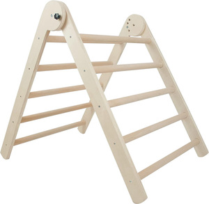 Montessori Baby Wooden Foldable Climbing Children Indoor Toy Toddlers Climbing <b>Frame</b> Wooden Triangle Ladder for Kids - Product Image 1