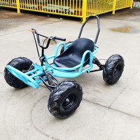 Go Karts a Pedales de 212cc, 4 Tiempos, Llantas de 8 Pulgadas, Todoterreno, 8 Ruedas, UTV, para Playa, Montaña, Derrapes, Kart para Adultos, Frenos de Disco Hidráulicos
