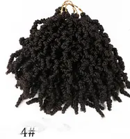 Extensions de cheveux synthétiques pré-torsadées Spring Twist, très demandées, pour tresses au crochet à installation rapide, faible entretien et style protecteur