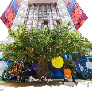 Árbol <span class=keywords><strong>de</strong></span> Ficus verde grande <span class=keywords><strong>artificial</strong></span> para interiores personalizado, planta simulada, árboles banianos para hoteles, centros comerciales, <span class=keywords><strong>Navidad</strong></span>, Año Nuevo - Product Image 4