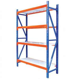 조정 가능한 볼트리스 나비 구멍 랙 창고 나비 구멍 선반 중형 의무 창고 보관 선반 - Product Image 6