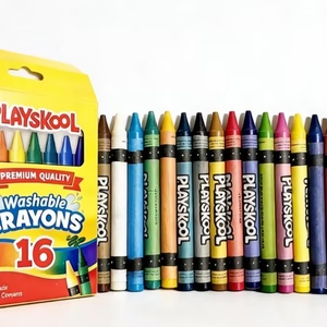 Crayones Escolares para Niños, Material de Oficina, 16 Piezas, Lavables, de Cera, de Primera Calidad, Gran Venta - Product Image 5