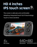 YO Anbernic konsol Game genggam RG405M, sistem Android 12 layar sentuh IPS 4 inci, Joystick pemutar Game untuk PSP PS2