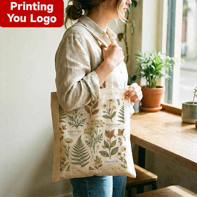 Hot Sale Ecofriendly Recycled Tote Bag Coton Shopping Cotton Bag Canvas Tote Bag With Wholesale Customized Logo