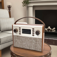 Récepteur radio FSD-1986(DAB) avec fonction horloge, boîtier en bois MDF - Prototype/Acceptation d'échantillons
