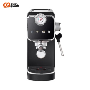 Cafetera Espresso Semiautomática con Indicador Visual de Extracción, Color Negro Mate, con Varilla, para Baristas Caseros - Product Image 2