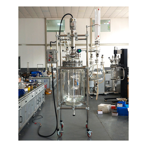 Sử dụng Glass lót phản ứng Ấm đun nước 100l-300l thép không gỉ Áo khoác tàu áp lực PLC điều khiển động cơ cho công nghiệp trộn - Product Image 2