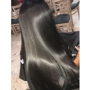 Venta al por mayor, vendedor de cabello virgen indio remy alineado, cabello indio Virgen sin procesar, cabello humano indio natural