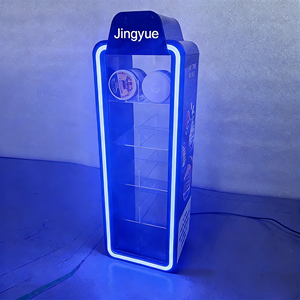 Exhibidor de Plástico LED Personalizado, Moderno, Ecológico y Reciclable para Cigarrillos y Tabaco, Soporte de Mostrador Ligero - Product Image 1