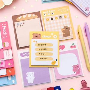 Notas Adhesivas Personalizadas Kawaii, Bloc de Notas Autoadhesivo para la Escuela y Oficina, Papelería Hecha de Papel de Calidad - Product Image 2