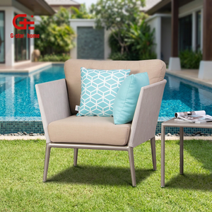 Canapé d'extérieur modulable moderne pour jardin, chambre ou salon, avec <span class=keywords><strong>coussin</strong></span> en tissu, vente en gros pour hôtels - Product Image 1