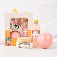 Coffret Cadeau Spécial Fête des Mères : Gel Douche Scintillant, Lait Corporel Hydratant, Bombe de Bain, Soins Corporels, Ensemble de Bain Luxueux