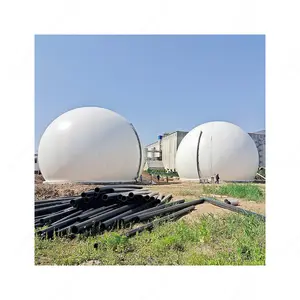 Biogas double membrane fermentation tank bio gas/ gas storage/used by generator