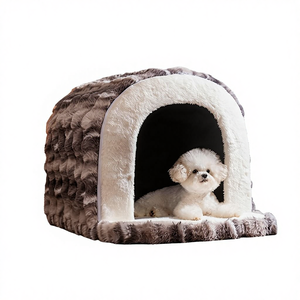 บ้านสัตว์เลี้ยงสำหรับฤดูหนาว บุด้วยยางพาราอย่างหนา ปิดมิดชิด ปลอดภัย สำหรับสุนัขตัวเล็ก ติดตั้งง่าย - Product Image 1