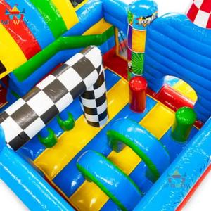 Château gonflable commercial Moon Bounce House avec personnages de bande dessinée, châteaux gonflables 6x4m en PVC, capacité de 5 à 10 personnes, installation facile - Product Image 2