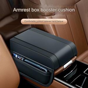 Universal Leather Mat Car Armrest <b>Storage</b> Box Memory Foam Extender Protector Elbow <b>Cushion</b> for Front Position - Product Image 5