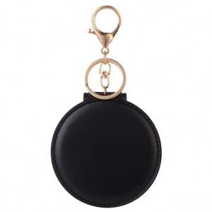 Custom LOGO Portable Folding Keychain Makeup <b>Mirror</b> Cross-Border PVC Leather <b>Small</b> <b>Mirror</b> for Promotional Gifts - Product Image 6
