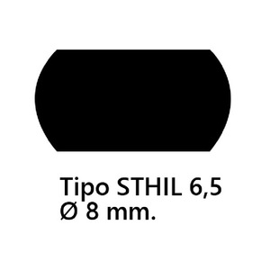 Adaptador D 'D' 6.5 Cuadrado 8 mm Compatible con Stihl REF 555004 - Product Image 1